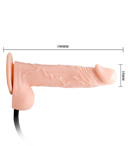 Realisticni  dildo sa pumpom